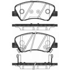 1488 02 KAWE Комплект тормозных колодок, дисковый тормоз