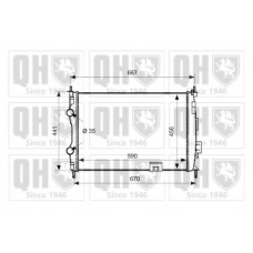 QER2639 QUINTON HAZELL Радиатор, охлаждение двигателя