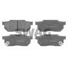 85 91 6299 SWAG Комплект тормозных колодок, дисковый тормоз