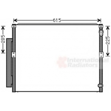 53005564 VAN WEZEL Конденсатор, кондиционер
