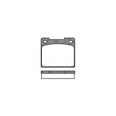 0039.00 QUINTON HAZELL Комплект тормозных колодок, дисковый тормоз