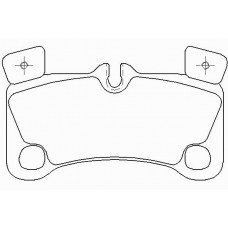 P 85 103 BREMBO Комплект тормозных колодок, дисковый тормоз