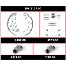SPK 3137.00 WOKING Комплект тормозов, барабанный тормозной механизм