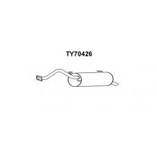 TY70426 VENEPORTE Глушитель выхлопных газов конечный