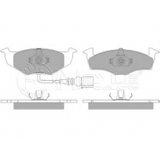 025 218 6817/W MEYLE Комплект тормозных колодок, дисковый тормоз