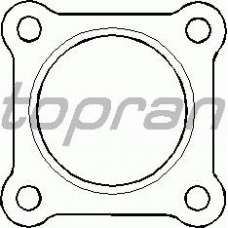 100 809 TOPRAN Прокладка, труба выхлопного газа