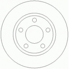 D2243 ROULUNDS Тормозной диск