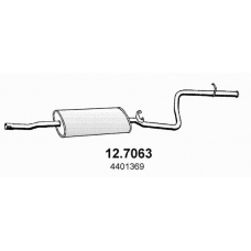 12.7063 ASSO Глушитель выхлопных газов конечный