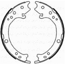 153-161 CIFAM Комплект тормозных колодок, стояночная тормозная с
