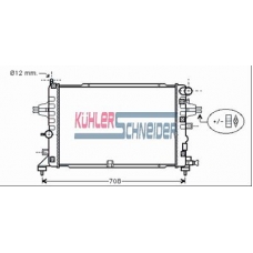 0600621 KUHLER SCHNEIDER Радиатор, охлаждение двигател