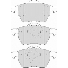 FD7014A NECTO Комплект тормозных колодок, дисковый тормоз