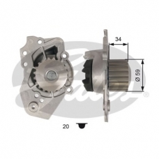 WP0007 GATES Водяной насос