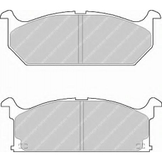 FDB528 FERODO Комплект тормозных колодок, дисковый тормоз