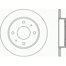 BDR2039.10 OPEN PARTS Тормозной диск
