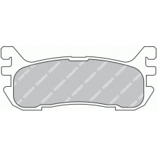 FSL1012 FERODO Комплект тормозных колодок, дисковый тормоз