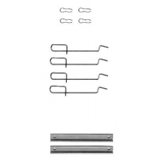 BFK757 QUINTON HAZELL Комплектующие, колодки дискового тормоза