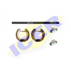 79KT0102 C ICER Комплект тормозных колодок