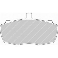 FSL836 FERODO Комплект тормозных колодок, дисковый тормоз