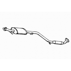 620017 FONOS Средний глушитель выхлопных газов