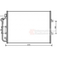 43005454 VAN WEZEL Конденсатор, кондиционер
