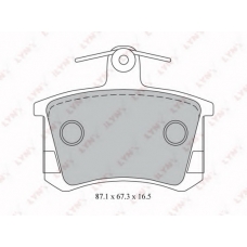 BD-1208 LYNX Комплект тормозных колодок, дисковый тормоз