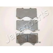 PA-272AF JAPANPARTS Комплект тормозных колодок, дисковый тормоз