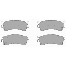 FBP-1184 FREMAX Комплект тормозных колодок, дисковый тормоз