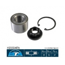 H2G024BTA BTA Комплект подшипника ступицы колеса
