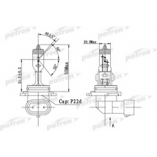 PLHB4-12/51 PATRON Лампа накаливания, фара дальнего света; Лампа нака