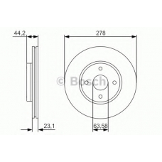 0 986 479 659 BOSCH Тормозной диск
