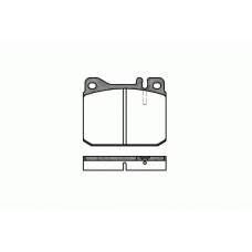 2010.20 ROADHOUSE Комплект тормозных колодок, дисковый тормоз