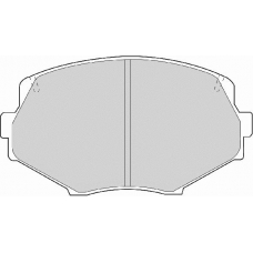 FD6925A NECTO Комплект тормозных колодок, дисковый тормоз