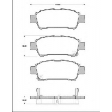 BLF1328 QUINTON HAZELL Комплект тормозных колодок, дисковый тормоз