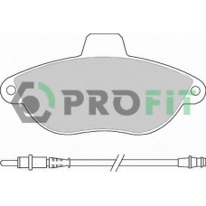 5000-1002 PROFIT Комплект тормозных колодок, дисковый тормоз