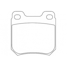 WBP21050A WAGNER LOCKHEED Комплект тормозных колодок, дисковый тормоз