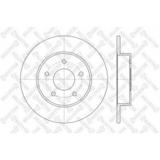 6020-2257-SX STELLOX Тормозной диск