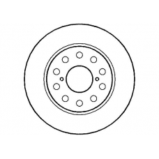 NBD558 NATIONAL Тормозной диск