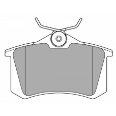 FBP-0575 FREMAX Комплект тормозных колодок, дисковый тормоз