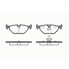 0265 41 KAWE Комплект тормозных колодок, дисковый тормоз