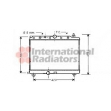 02002153 VAN WEZEL Радиатор, охлаждение двигателя