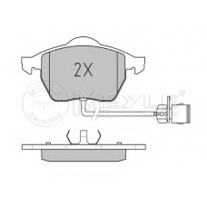 025 206 7619/PD MEYLE Комплект тормозных колодок, дисковый тормоз