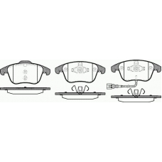 1219.21 REMSA Комплект тормозных колодок, дисковый тормоз