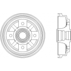 94015900 TEXTAR Тормозной барабан