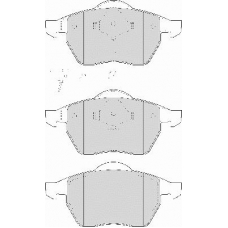 FD6920N NECTO Комплект тормозных колодок, дисковый тормоз
