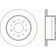 BDR2176.10 OPEN PARTS Тормозной диск