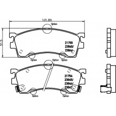 8DB 355 009-621 HELLA PAGID Комплект тормозных колодок, дисковый тормоз