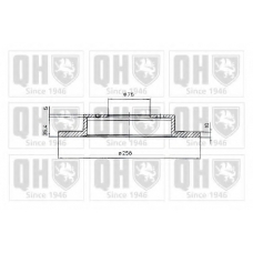 BDC4614 QUINTON HAZELL Тормозной диск