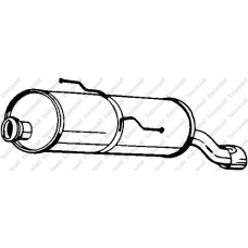 190-503 BOSAL Глушитель выхлопных газов конечный