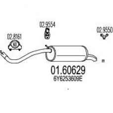 01.60629 MTS Глушитель выхлопных газов конечный
