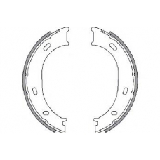 33945 SPIDAN Комплект тормозных колодок, стояночная тормозная с